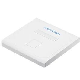 Vention Placa de pared keystock IFDW0 1 puerto RJ45 Blanco